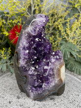 Load image into Gallery viewer, DISCOUNTED Amethyst Crystal Cluster Geode
