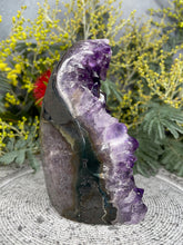 Load image into Gallery viewer, Polished High Quality Amethyst Crystal Cluster Geode
