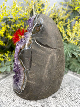 Load image into Gallery viewer, DISCOUNTED Amethyst Crystal Cluster Geode

