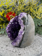 Load image into Gallery viewer, Enchanting Amethyst Crystal Cluster Geode
