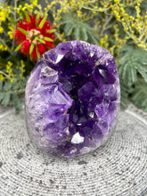 Load image into Gallery viewer, Peaceful Amethyst Crystal Cluster Geode
