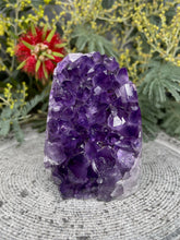 Load image into Gallery viewer, Elegant Amethyst Crystal Cluster Geode

