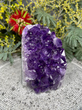Load image into Gallery viewer, Elegant Amethyst Crystal Cluster Geode
