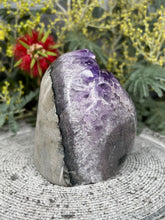 Load image into Gallery viewer, Peaceful Amethyst Crystal Cluster Geode
