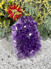 Load image into Gallery viewer, Exquisite Amethyst Crystal Cluster Geode
