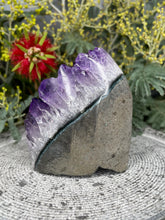Load image into Gallery viewer, Elegant Amethyst Crystal Cluster Geode
