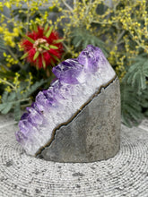 Load image into Gallery viewer, Exquisite Amethyst Crystal Cluster Geode
