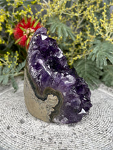 Load image into Gallery viewer, Spiritual Amethyst Crystal Cluster Geode
