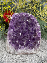 Load image into Gallery viewer, Harmony-Filled Amethyst Crystal Cluster Geode
