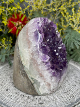 Load image into Gallery viewer, Harmony-Filled Amethyst Crystal Cluster Geode
