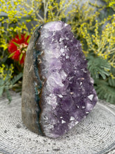 Load image into Gallery viewer, Grounding Amethyst Crystal Cluster Geode
