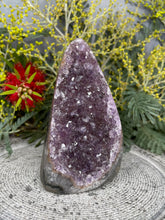 Load image into Gallery viewer, Polished Stunning Rainbow Amethyst Crystal Cluster Geode
