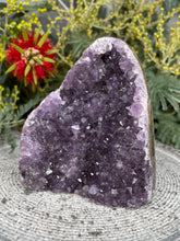 Load image into Gallery viewer, Treasured Amethyst Crystal Cluster Geode
