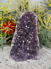 Load image into Gallery viewer, Eye-Catching Amethyst Crystal Cluster Geode
