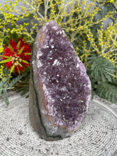 Load image into Gallery viewer, Polished Stunning Rainbow Amethyst Crystal Cluster Geode

