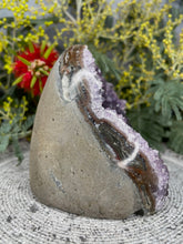 Load image into Gallery viewer, Treasured Amethyst Crystal Cluster Geode
