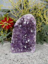 Load image into Gallery viewer, Crown Chakra Amethyst Crystal Cluster Geode
