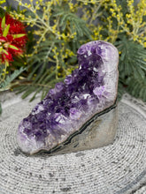 Load image into Gallery viewer, Third Eye Chakra Amethyst Crystal Cluster Geode
