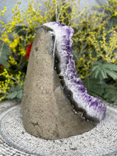 Load image into Gallery viewer, Premium Amethyst Crystal Cluster Geode
