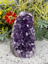 Load image into Gallery viewer, Natural Amethyst Crystal Cluster Geode
