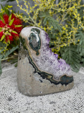 Load image into Gallery viewer, Third Eye Chakra Amethyst Crystal Cluster Geode

