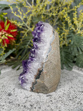 Load image into Gallery viewer, Raw Rough Natural Edged Beauty Amethyst Cluster Geode
