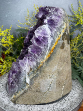 Load image into Gallery viewer, XXL Natural Amethyst Crystal Cluster Geode 4KG
