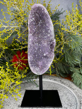 Load image into Gallery viewer, Tranquil Amethyst Crystal Cluster On Removable Display Stand
