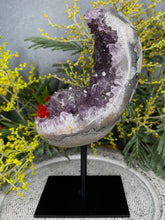 Load image into Gallery viewer, Beautiful Amethyst Crystal Cluster On Removable Display Stand
