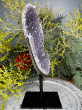 Load image into Gallery viewer, Tranquil Amethyst Crystal Cluster On Removable Display Stand
