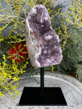 Load image into Gallery viewer, Calming Amethyst Crystal Cluster On Removable Display Stand
