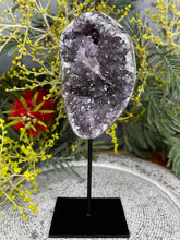 Load image into Gallery viewer, Clarity Amethyst Crystal Cluster On Removable Display Stand
