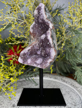 Load image into Gallery viewer, Calming Amethyst Crystal Cluster On Removable Display Stand
