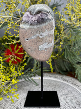 Load image into Gallery viewer, Clarity Amethyst Crystal Cluster On Removable Display Stand
