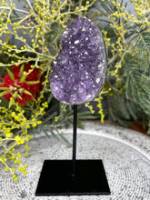 Load image into Gallery viewer, Third Eye Amethyst Crystal Cluster On Removable Display Stand
