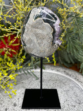 Load image into Gallery viewer, Crown Chakra Amethyst Crystal Cluster On Removable Display Stand
