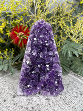 Load image into Gallery viewer, Radiant Amethyst Crystal Cluster Geode
