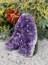 Load image into Gallery viewer, Genuine Amethyst Crystal Cluster Geode
