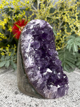 Load image into Gallery viewer, Natural Amethyst Crystal Cluster Geode

