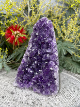 Load image into Gallery viewer, Radiant Amethyst Crystal Cluster Geode
