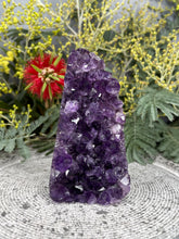Load image into Gallery viewer, Luminous Amethyst Crystal Cluster Geode
