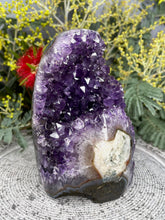 Load image into Gallery viewer, DISCOUNTED Amethyst Crystal Cluster Geode
