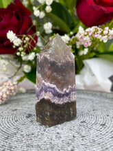 Load image into Gallery viewer, Harmonious Aurora Fluorite Crystal Tower Point 010
