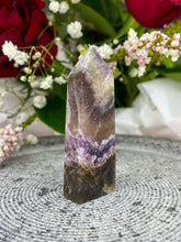 Load image into Gallery viewer, Balance Aurora Fluorite Crystal Tower Point 012
