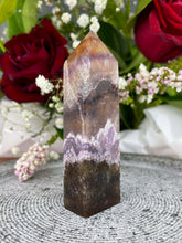 Load image into Gallery viewer, Mesmerizing Aurora Fluorite Crystal Tower Point 004
