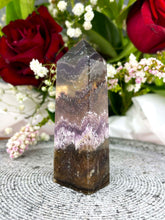Load image into Gallery viewer, Grounding Aurora Fluorite Crystal Tower Point 006

