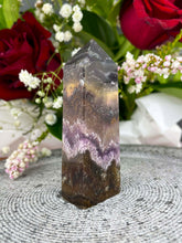 Load image into Gallery viewer, Grounding Aurora Fluorite Crystal Tower Point 006
