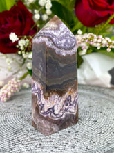 Load image into Gallery viewer, Stunning Aurora Fluorite Crystal Tower Point 001
