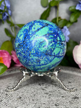 Load image into Gallery viewer, Stunning Azurite Malachite Crystal Sphere
