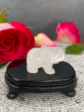 Load image into Gallery viewer, Clear Quartz Crystal Elephant Carving
